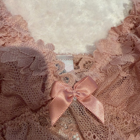 Urban Outfitters Dusty Rose Lace Bralette - Picture 2 of 5